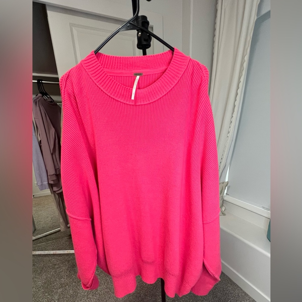Free People Pink Sweater